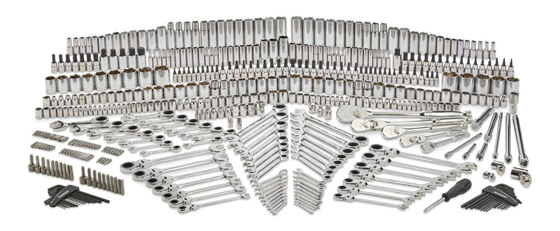 MAXIMUM Master Socket & Wrench Set, 500-pc, CRV, Nickel-Chrome Plating Z1