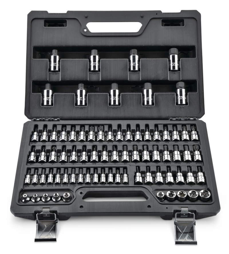 MAXIMUM Professional Grade Bit Socket Set, 75-pc T4