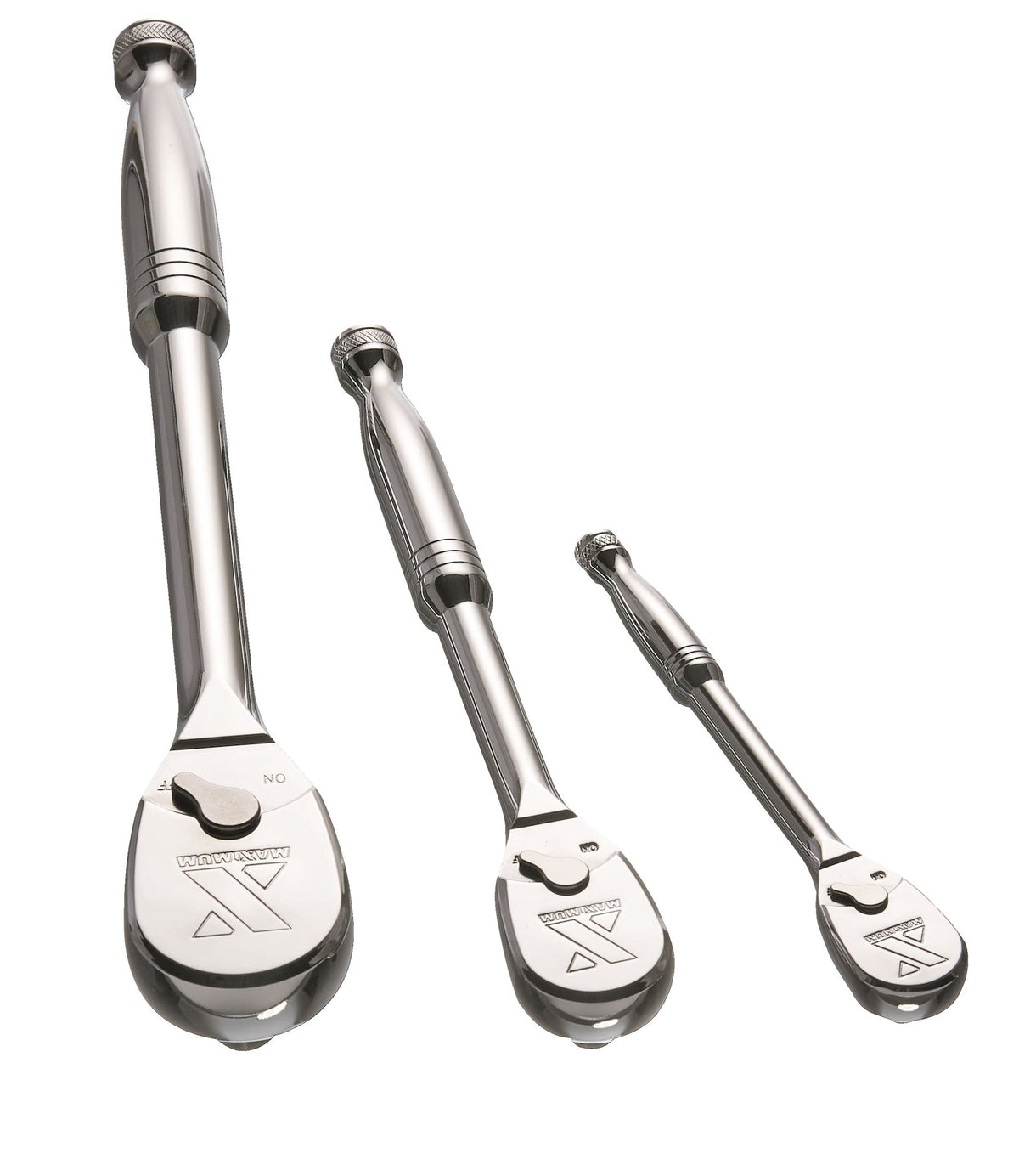 MAXIMUM Ratchet Set, 90-Tooth, 3-pc