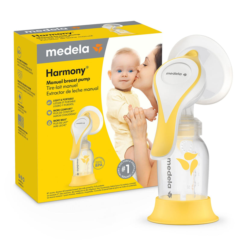 medela Harmony Flex Manual Breast Pump, Clear S8