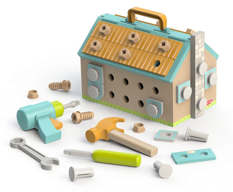 Melissa and Doug Build-a-House Playset M1
