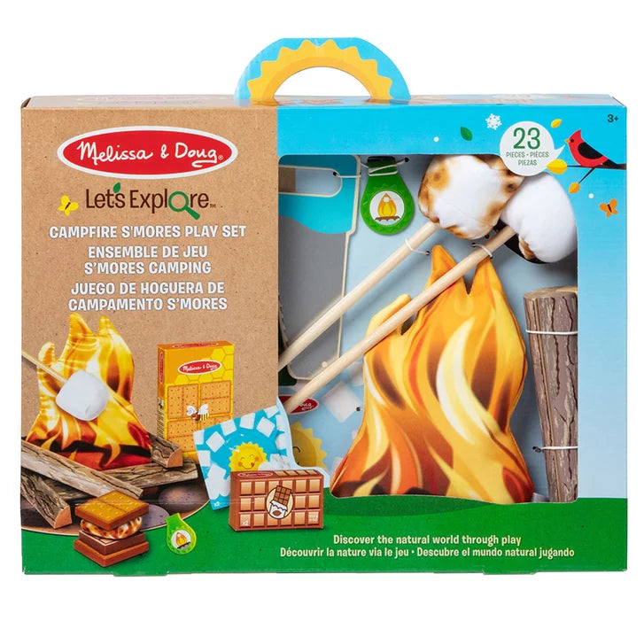 Melissa & Doug Let's Explore Campfire S'mores Play Set E1