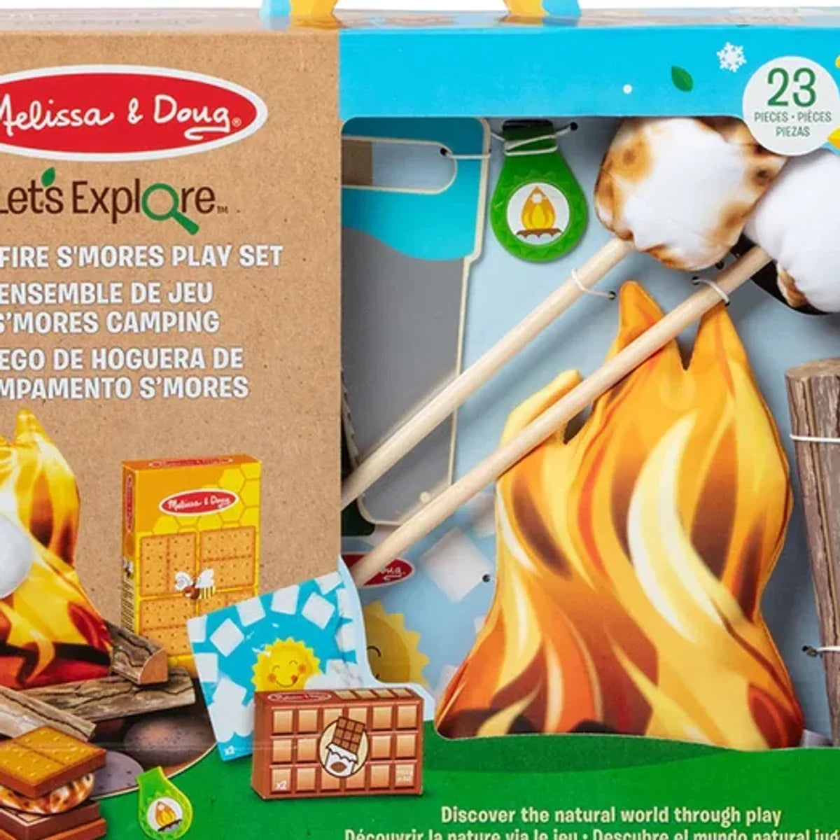 Melissa & Doug Let's Explore Campfire S'mores Play Set