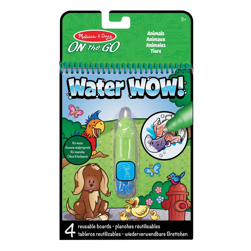 Melissa & Doug On the Go Water Wow! Reusable Water-Reveal Activity Pad - Animals K2