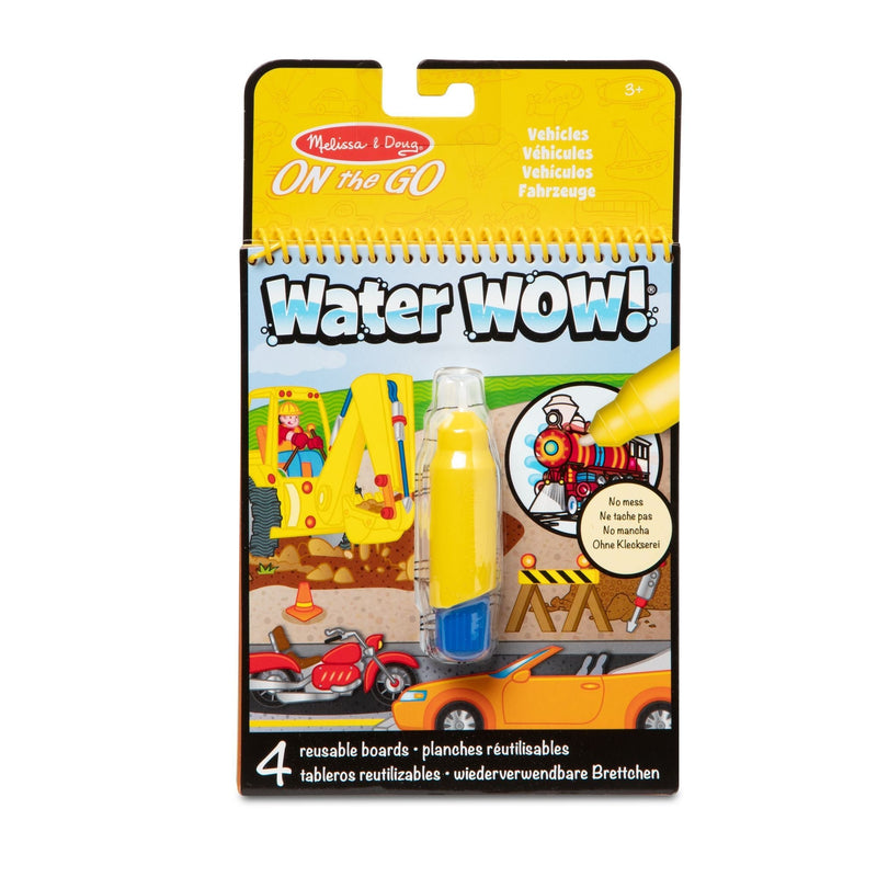 Melissa & Doug On the Go Water Wow! Reusable Water-Reveal Activity Pad - Vehicles F1