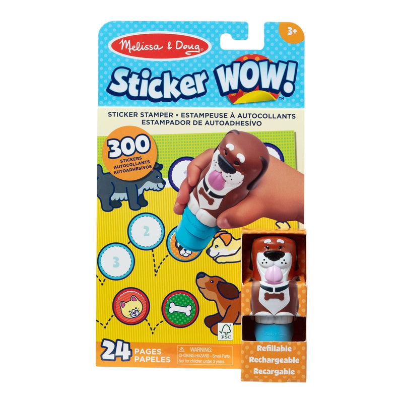 Melissa & Doug Sticker WOW! 24-Page Activity Pad, Ages 3+ Q0