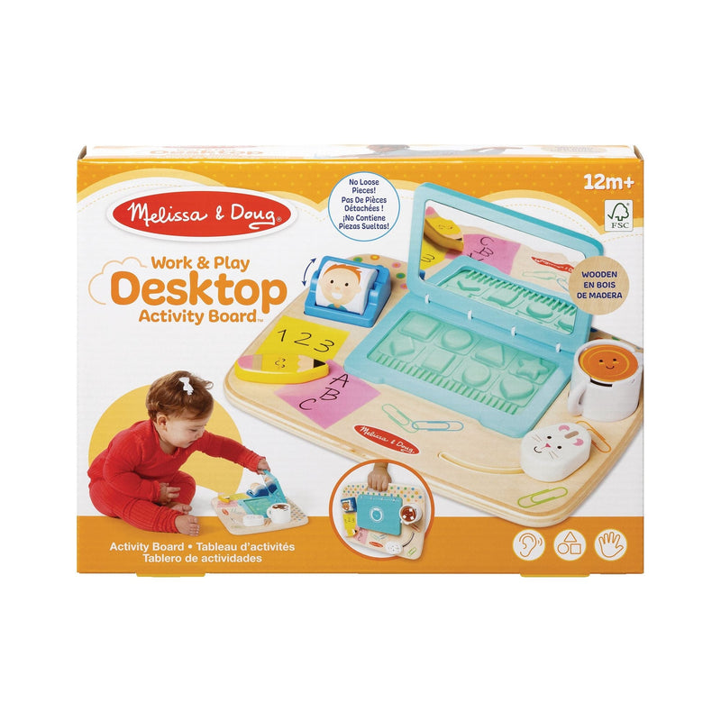 Melissa & Doug Wooden Work & Play Desktop X6