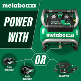 Metabo HPT 36V Cordless Air Compressor, 2-Gal