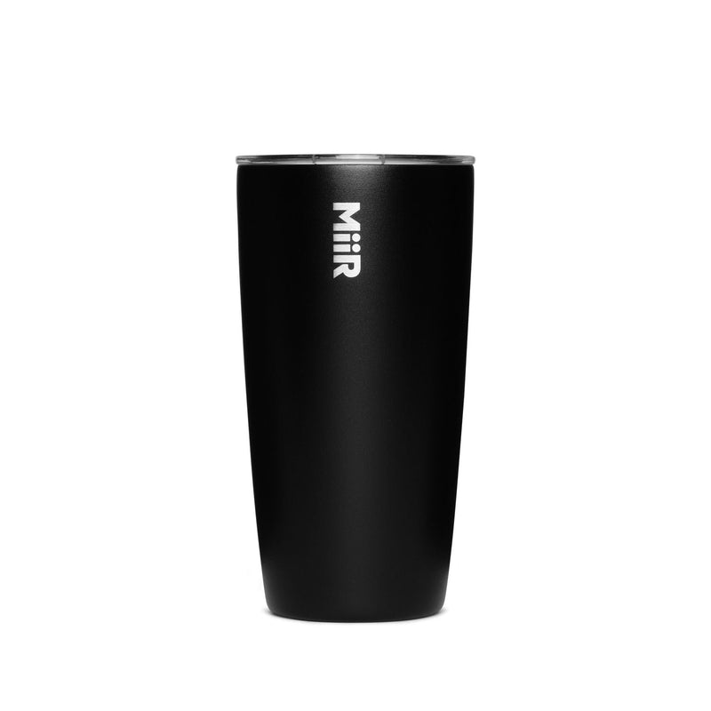 MiiR Insulated Stainless Steel Travel Tumbler with Press-Fit Slide Lid, Black, 16-oz E9