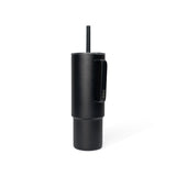 MiiR Stainless Steel Insulated All Day Straw Cup with Handle, Black, 32-oz