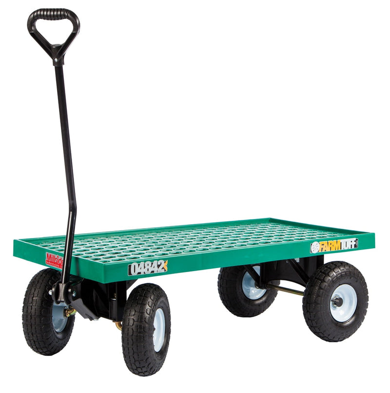 Millside Poly Deck Garden Wagon, 20-in x 40-in Z4