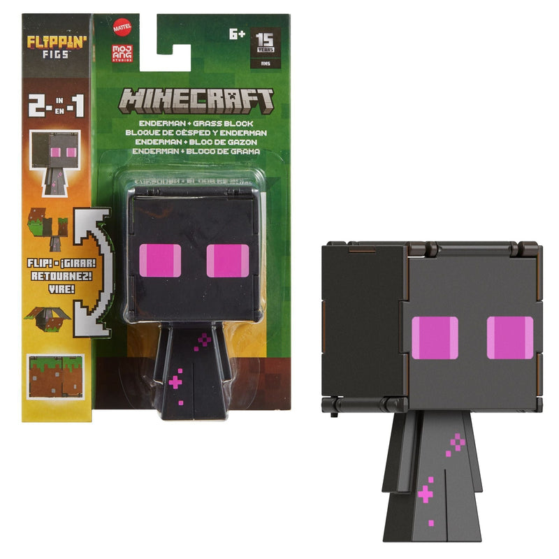 Minecraft Flippin' Figs Collectible Figures, Various Characters G3