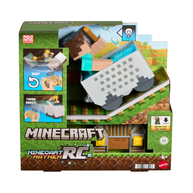 Minecraft RC Steve with Minecart L1