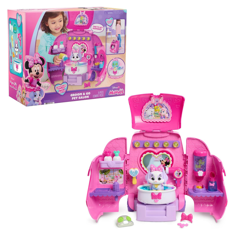 Minnie Pet Grooming Mobile Center, Pink B0