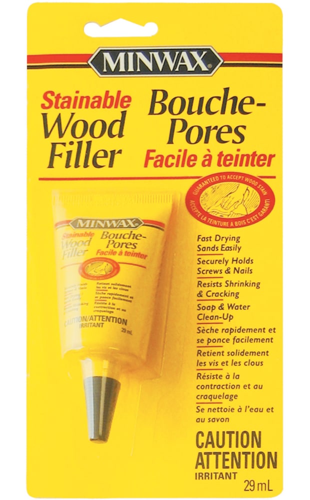 Minwax Stainable Interior/Exterior Wood Filler, Latex-Based, 29-mL Z9