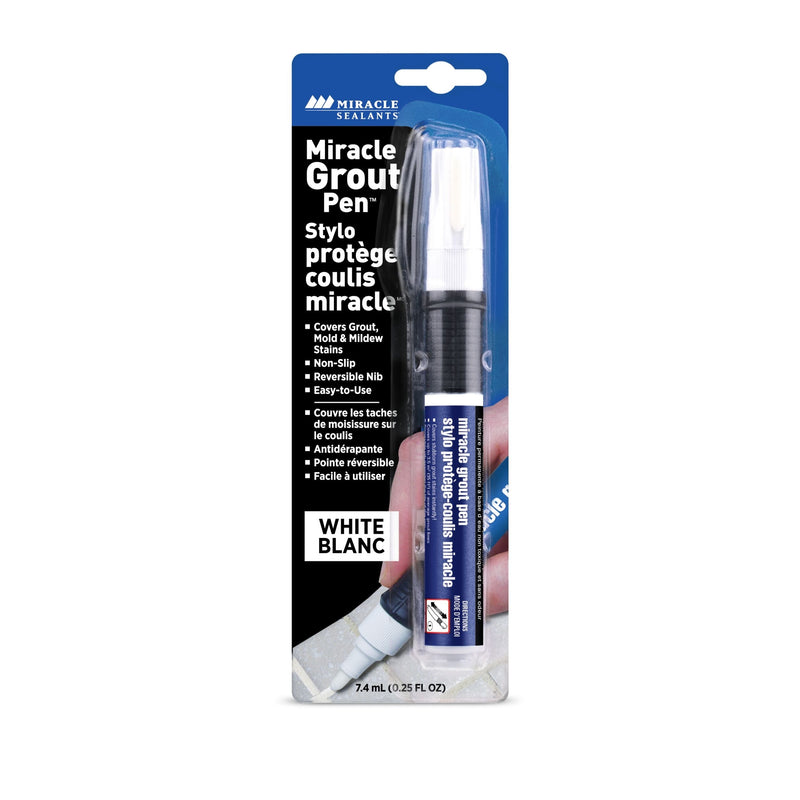 Miracle Sealant Non-Slip Grout Pen, White, 7.4-mL G8
