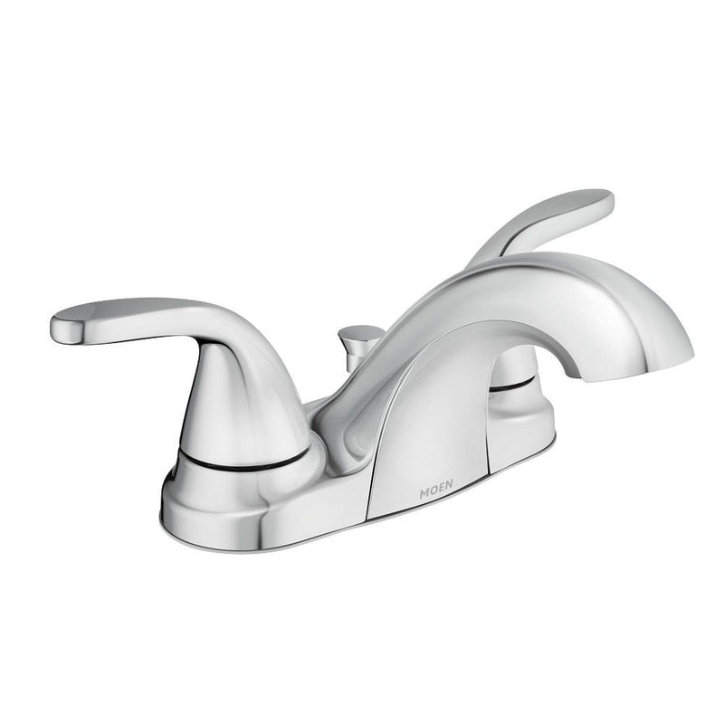 Moen Adler Double Handle Bathroom Faucet, Chrome D9