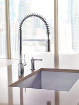 Moen Align Single Handle High Arc Pull Down Sprayer Kitchen Faucet, Chrome
