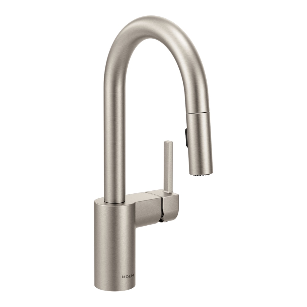 Moen Align Single Handle High Arc Pull Down Sprayer Kitchen Faucet, Stainless Steel
