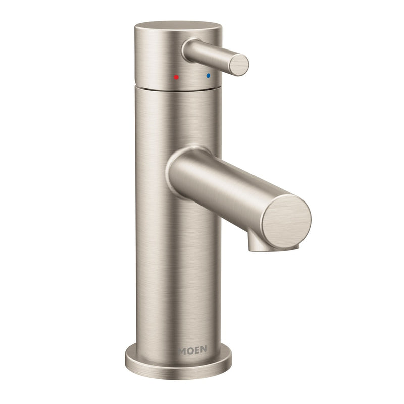 Moen Align Single Handle High Arc Single Hole Bathroom Sink Faucet, Brushed Nickel M2