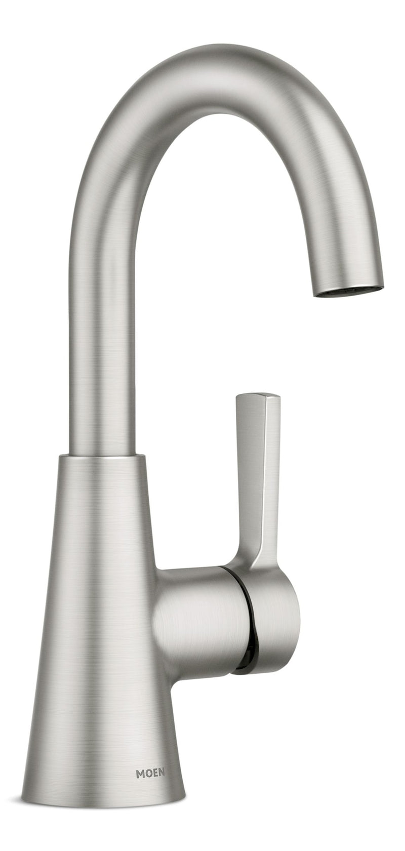 Moen Mikah Single Handle Bathroom Faucet, Spot Resist Brushed Nickel V3
