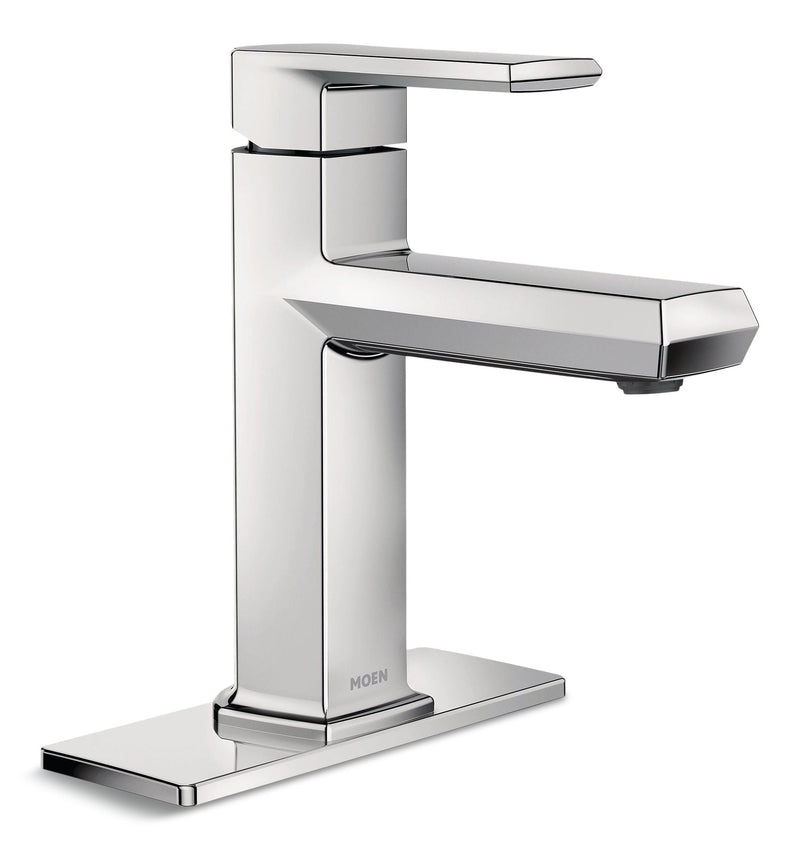 Moen Neese Single Handle Bathroom Faucet, Chrome W0