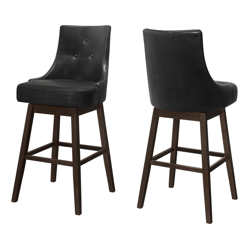 Monarch Specialities Tufted Swivel Barstool, 46-in R7