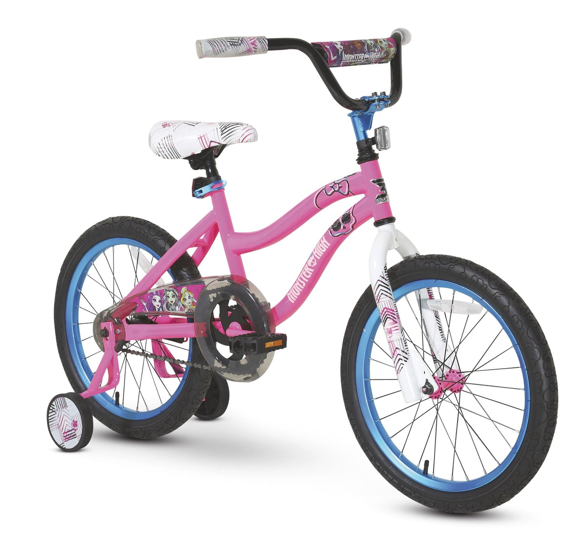 Monster High Kids' Bike, 18-in Wheel, Pink