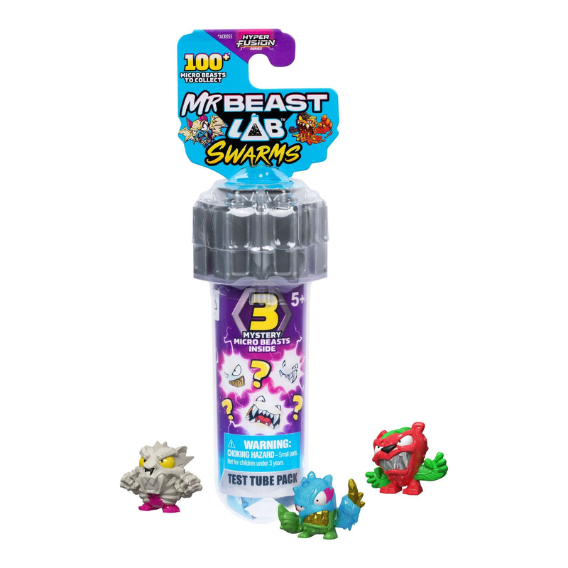Moose Mr. Beast Lab Fusion Series Swarms, 3-pk, Assorted Figures J8