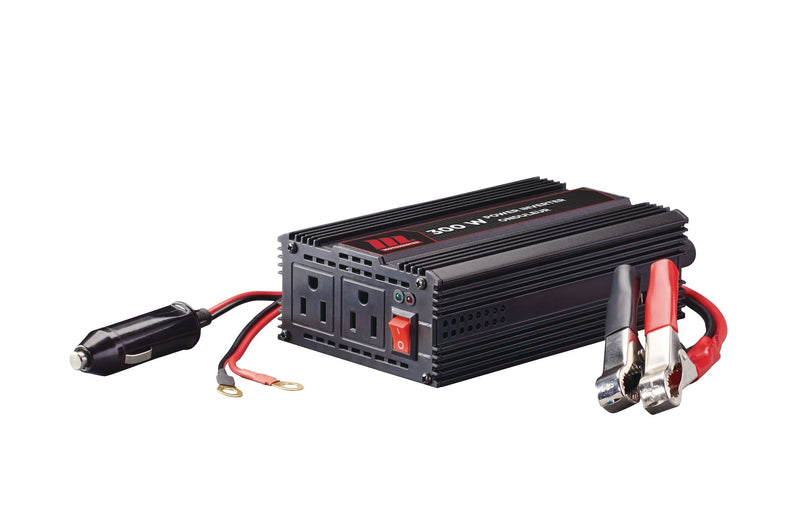 MotoMaster 300W Inverter with USB Port, Power-On Indicator O9