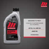 MotoMaster 4-Stroke Premium ATV/UTV Engine Oil 10W40, 946-mL