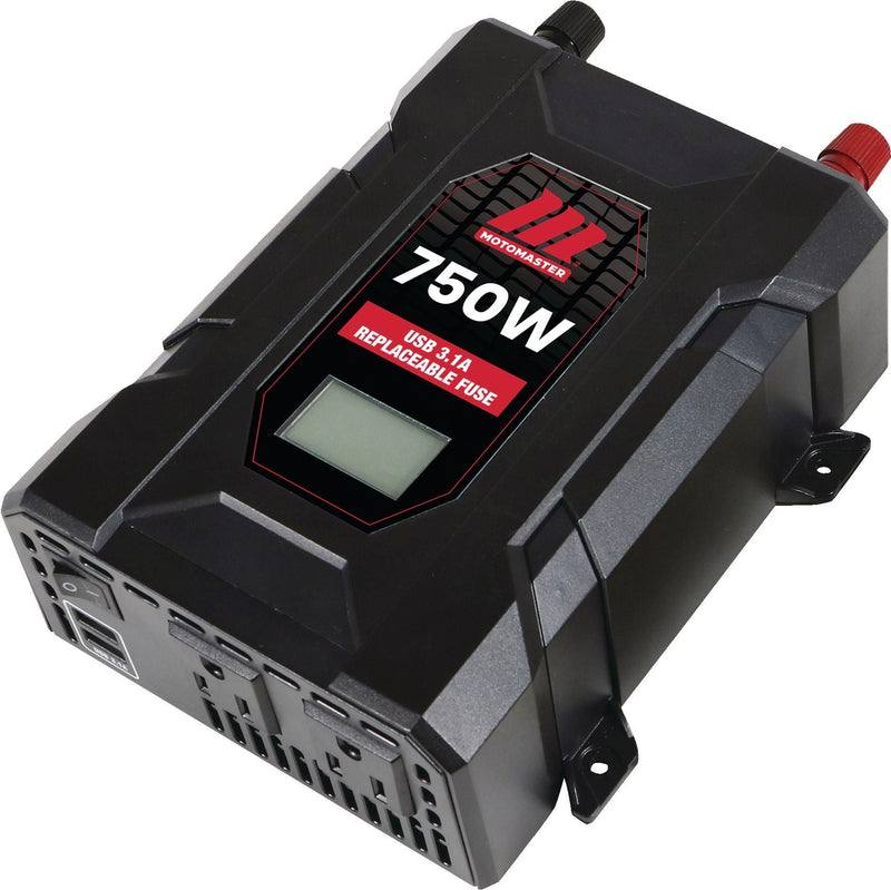 MotoMaster 750W Power Inverter with LCD Screen, Grey V9