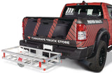 MotoMaster Aluminum Hitch Basket Cargo Carrier, 500-lb Capacity