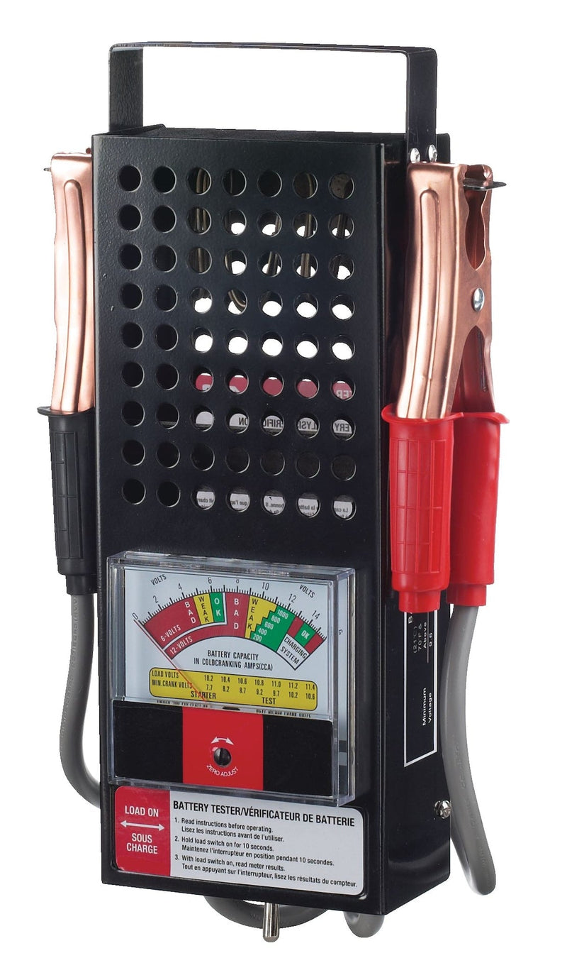 MotoMaster Battery Tester, 100-Amp Load, 6V/12V O1