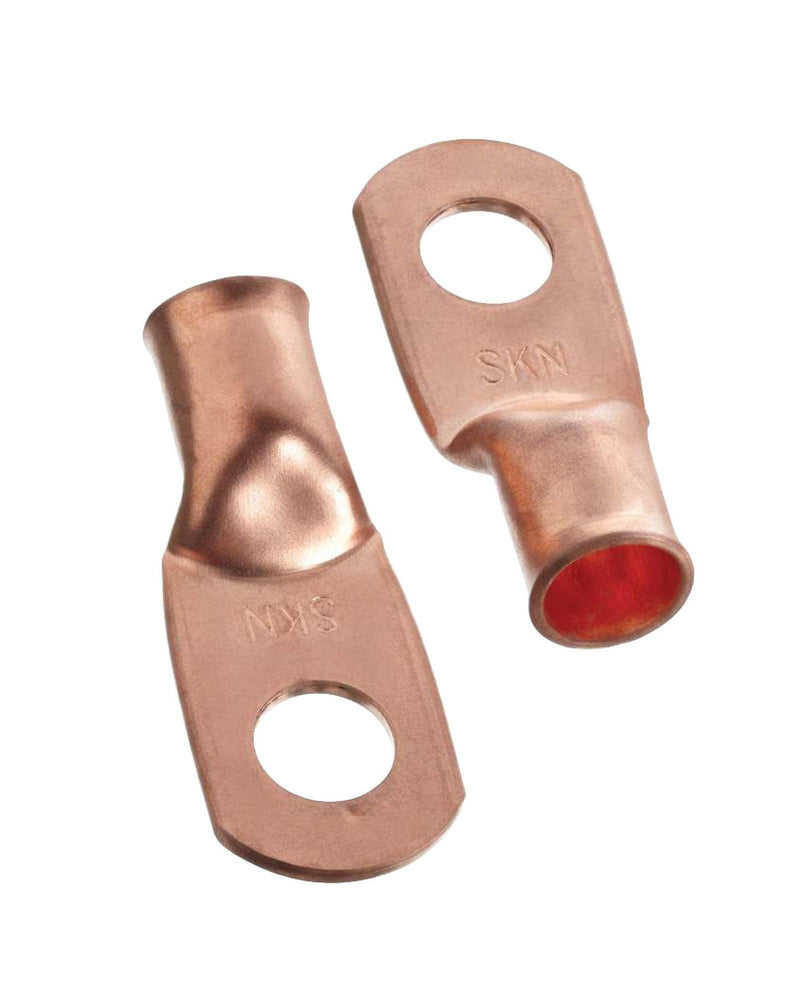MotoMaster Copper Battery Cable Ends/Terminal Lugs/Ring Terminals, 1-Gauge, 3/8-in Stud I3