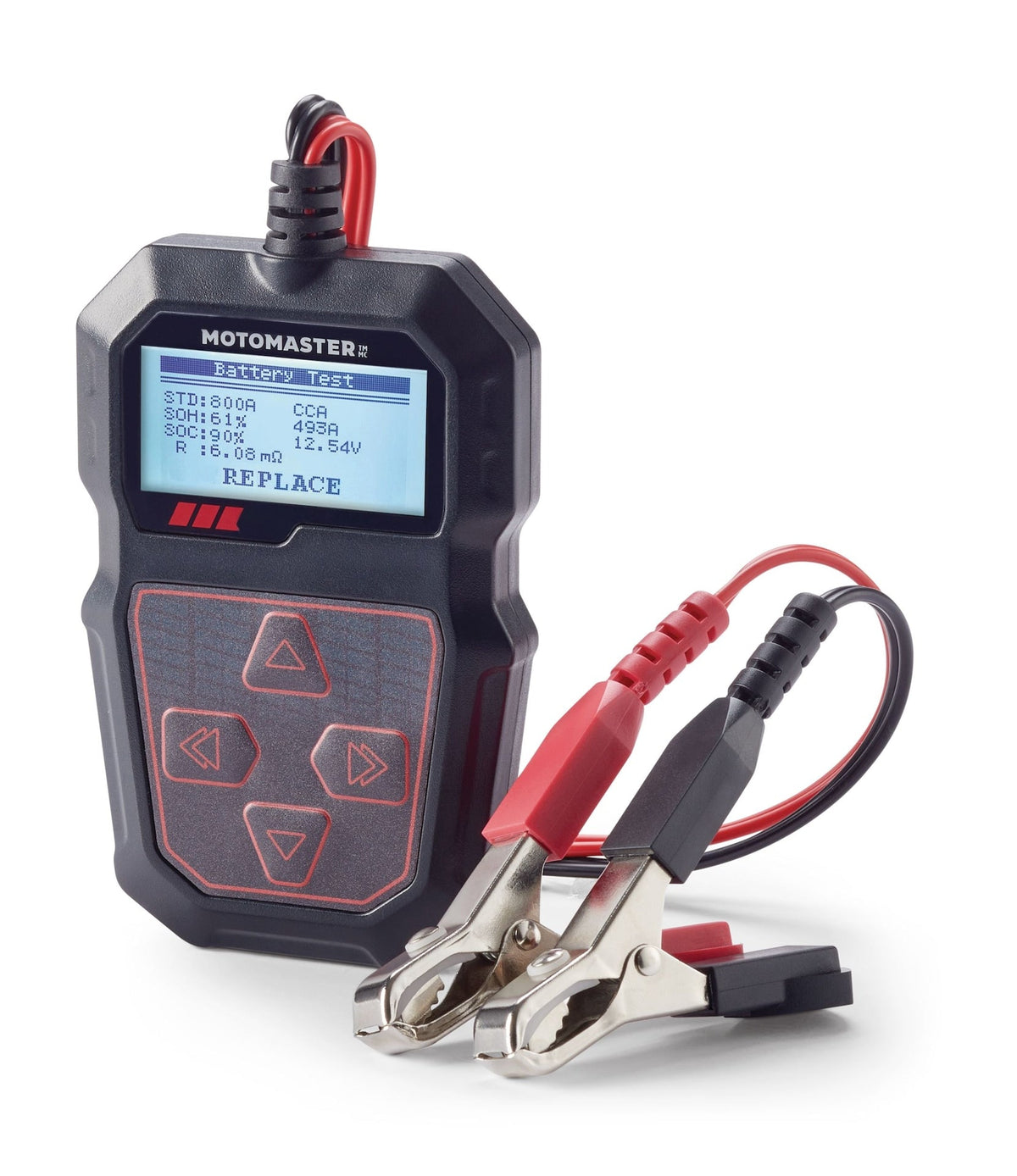 MotoMaster Digital Car Battery Tester/Analyzer, 12V