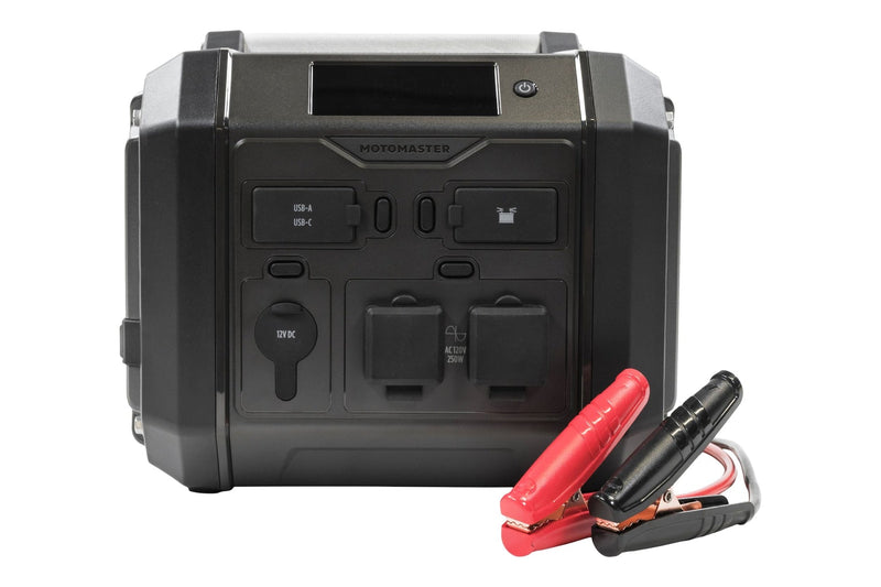 MotoMaster Eliminator PowerBox Surge 250 Lithium Portable Power Station and Booster Pack/Jump Starter T0