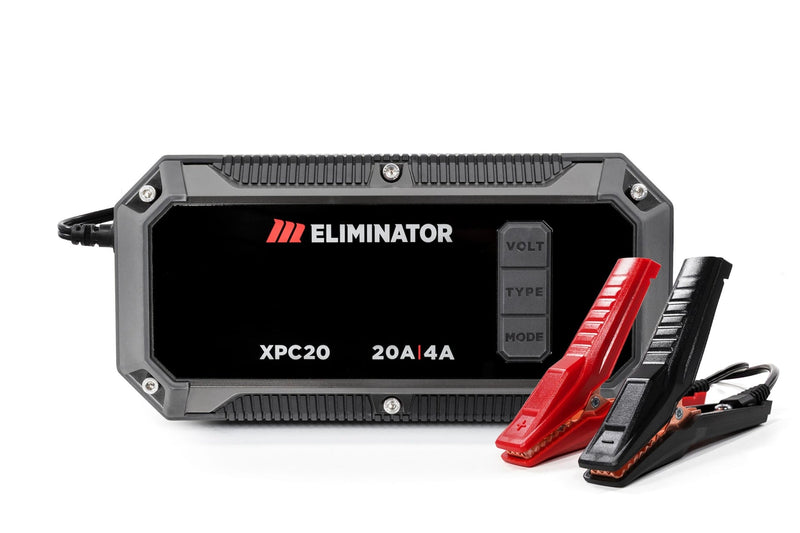 MotoMaster Eliminator Precision Series XPC20 Smart Battery Charger/Maintainer/Desulphator, 20/4-Amp, 6V/12V J2