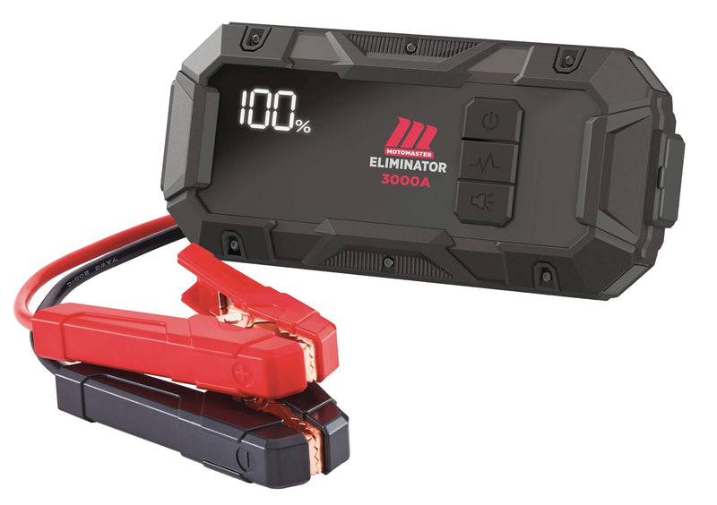 MotoMaster Eliminator XB30 Lithium Booster Pack/Jump Starter & USB Power Bank, 3000A U6