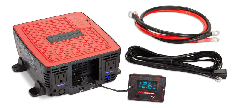 MotoMaster Power Inverter, 1500W, Includes Battery Cables P2