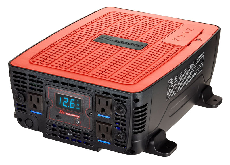 MotoMaster Power Inverter, 3000W, Includes Battery Cables M5