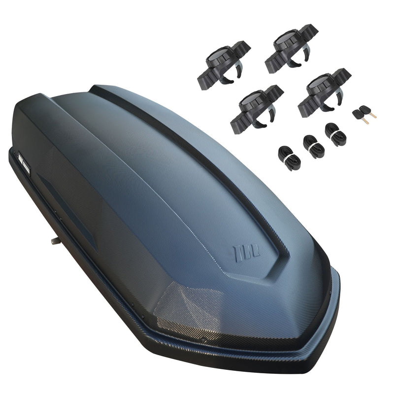MotoMaster Roof Cargo Box, Black, 500-L, 18-cu.ft B2