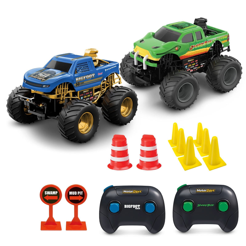 MotorDayz RC Monster Truck Twinpack - 1:24 Scale O3