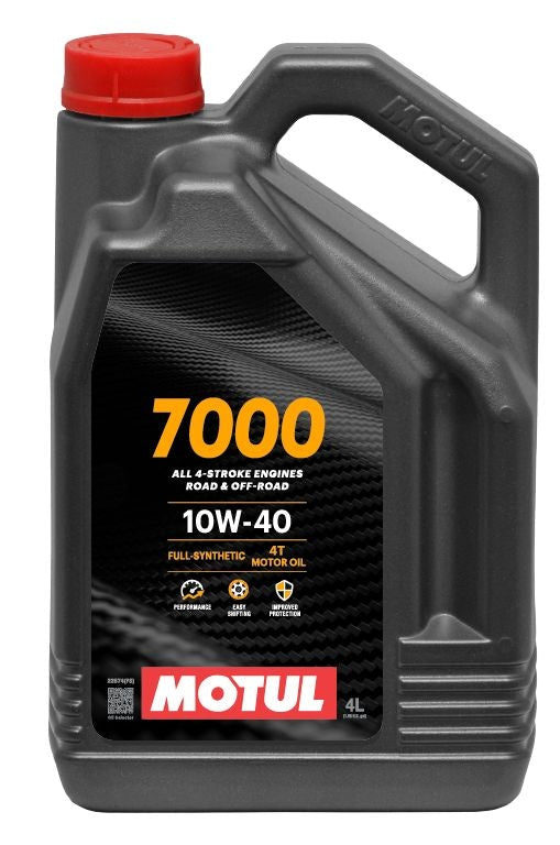 MOTUL 4L 7000 4-Cycle 10W40 Motorcycle Oil H1