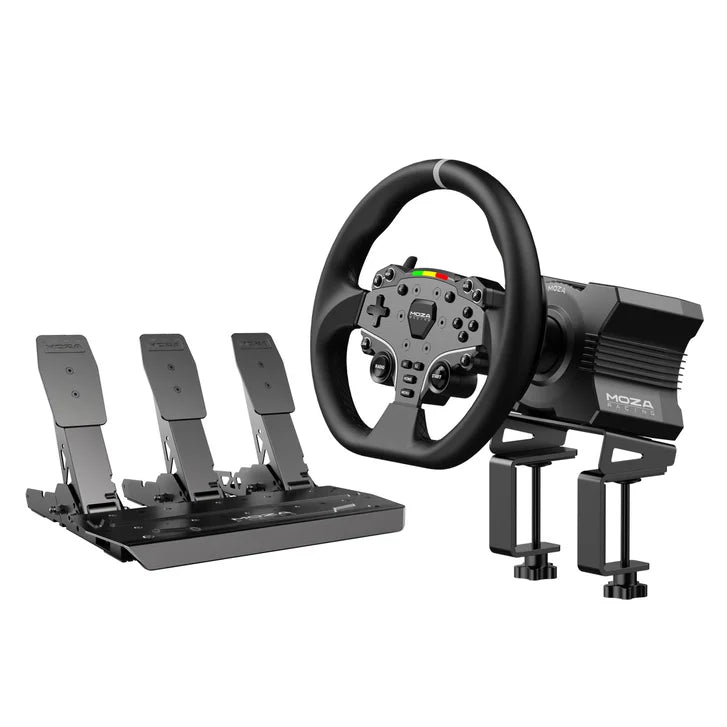 MOZA R5 All-in One PC Gaming Racing Simulator Bundle with Clutch S1