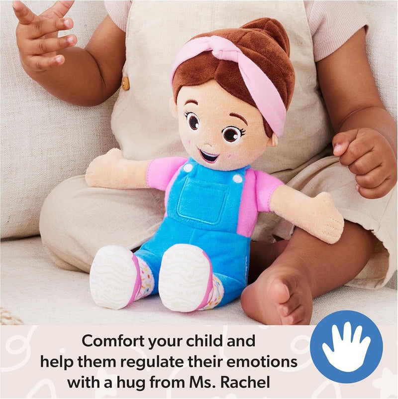 Ms. Rachel Cuddle & Comfort Doll 11-in Premium Plush, Ages 6 Months to 3+ C4