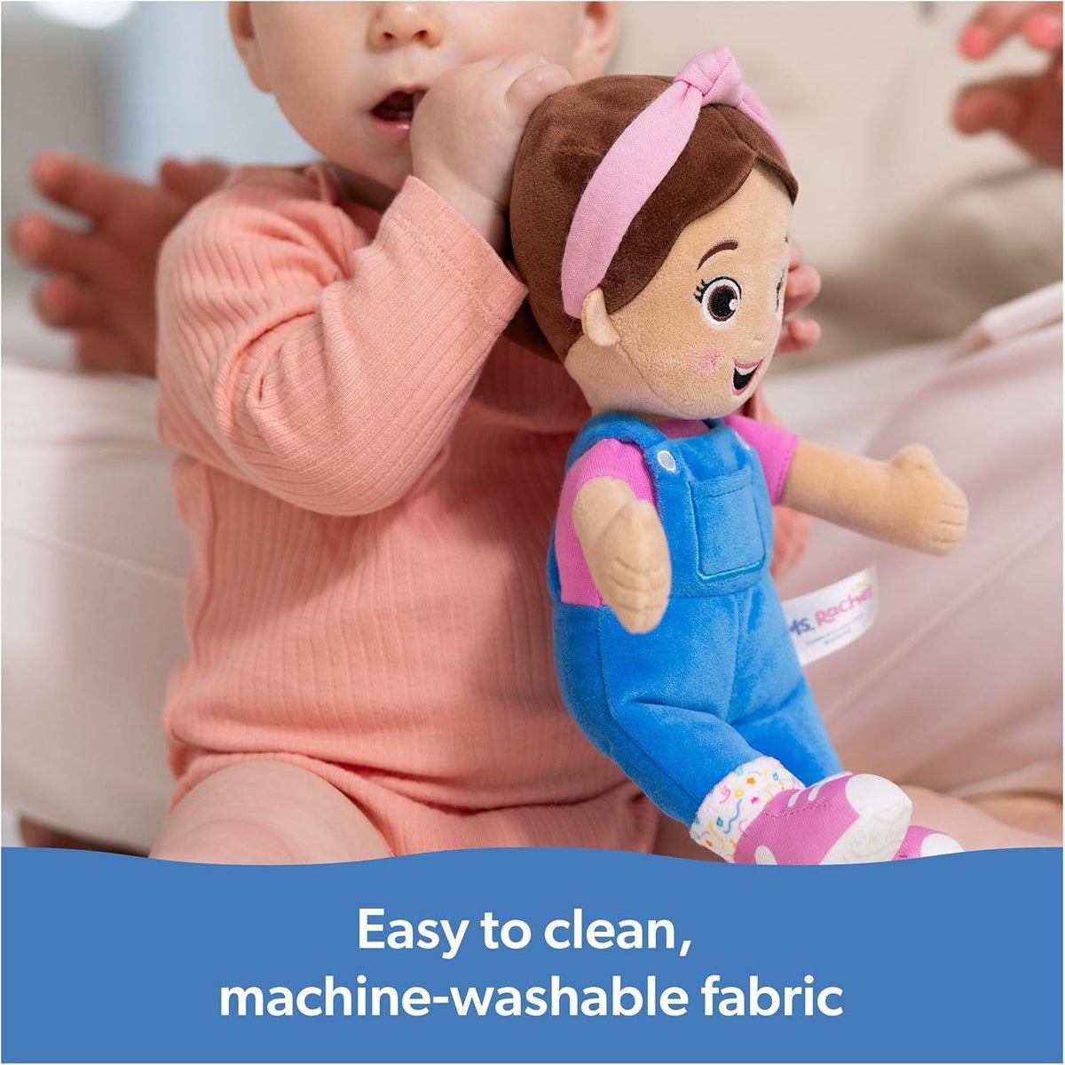 Ms. Rachel Cuddle & Comfort Doll 11-in Premium Plush, Ages 6 Months to 3+