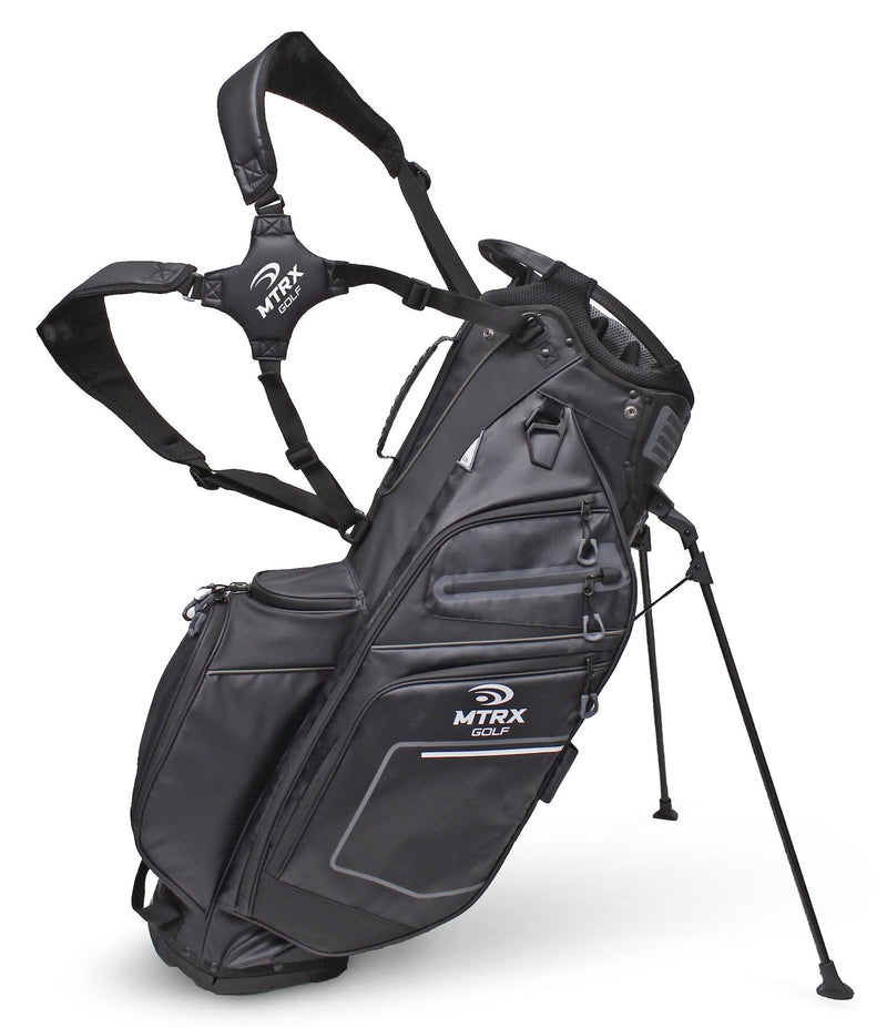 MTRX 14-Way Top Golf Stand Bag, Black R6