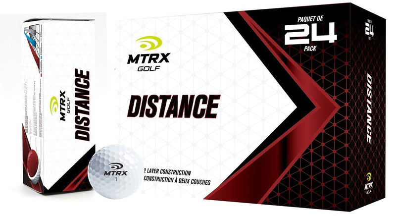 MTRX Distance Golf Balls, White, 24-pk X3