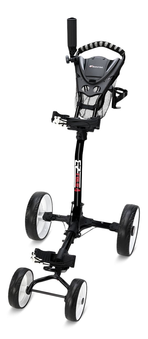 MTRX EZ Fold 4 Wheel Golf Cart, 4WD, Collapsible, Black A9